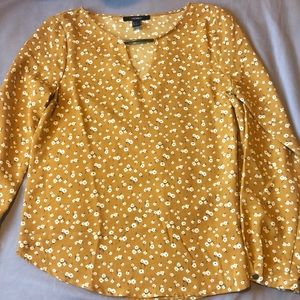 Forever 21 flower blouse